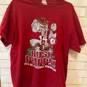 Red Alabama Football 2012 SEC Championship game Graphic T-Shirt